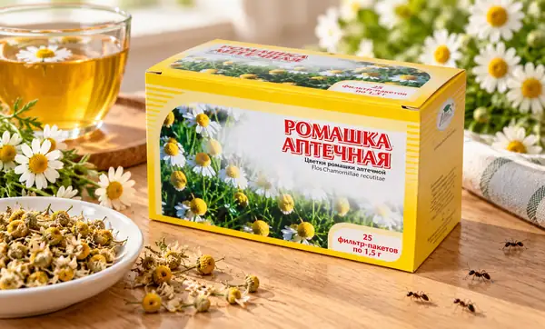 Упаковка аптечной ромашки