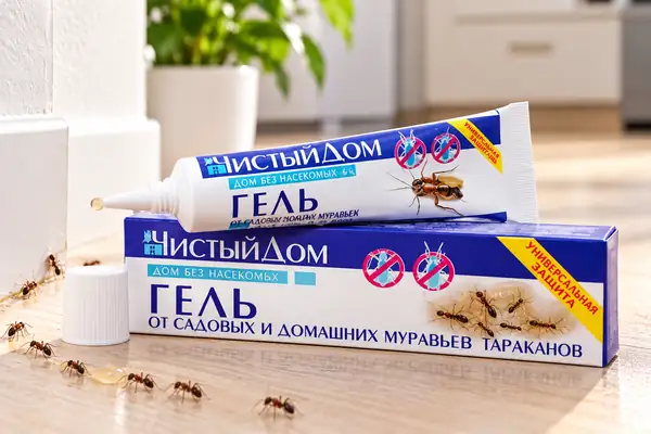 Упаковки геля от муравьёв