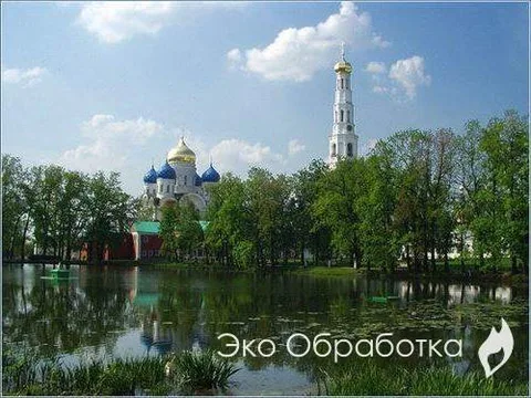 Городской пруд и набережная в Балашихе